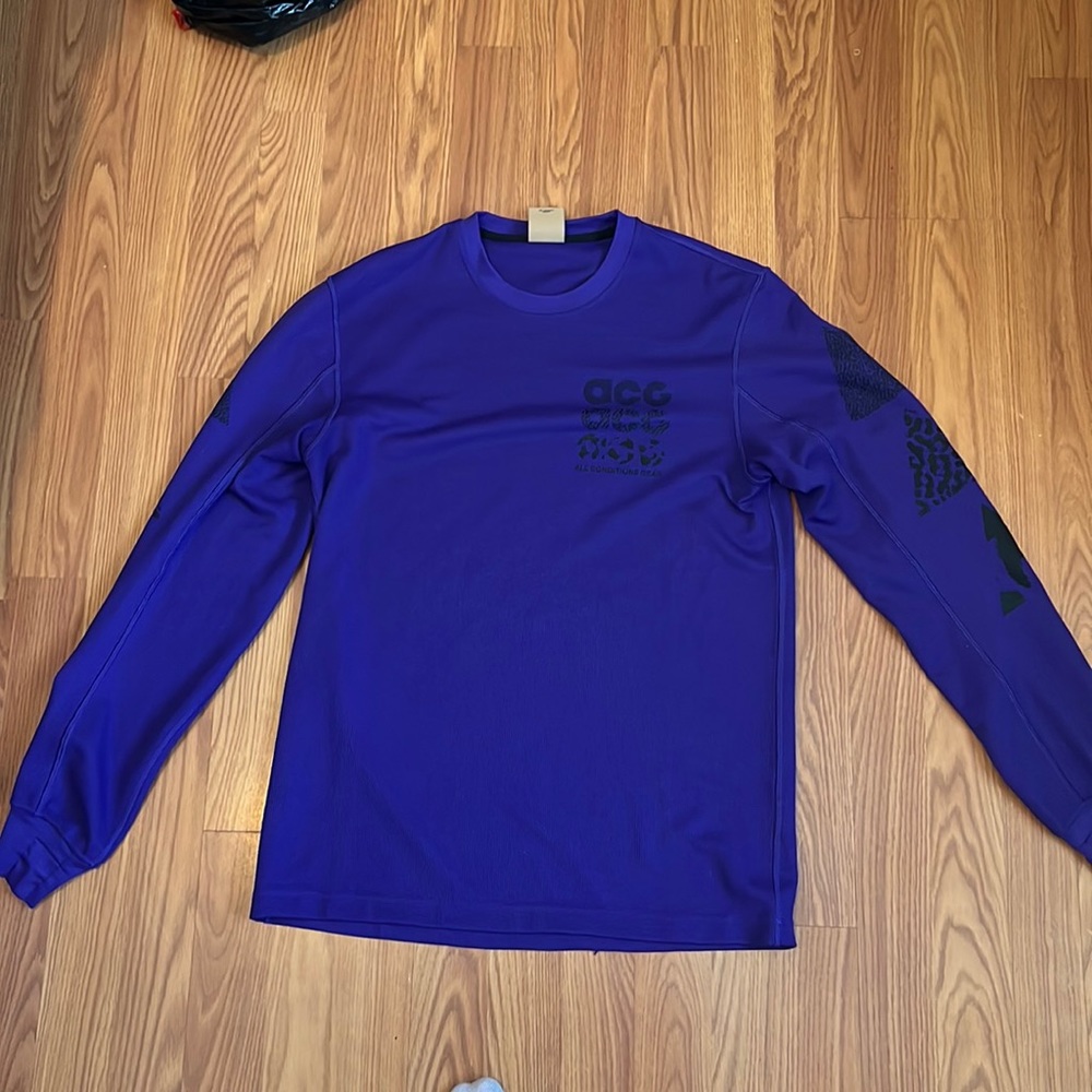 NIKE ACG PURPLE LONG SLEEVE
